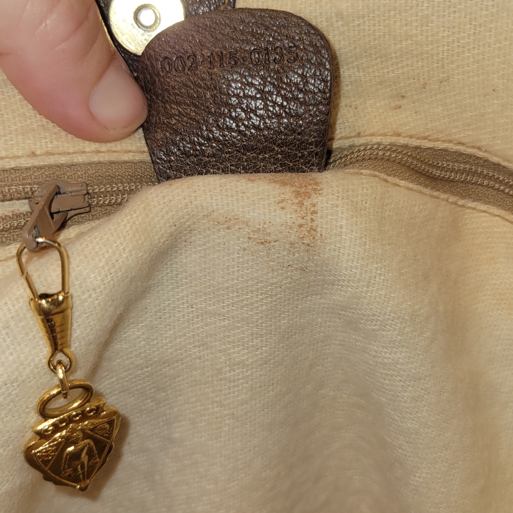 GUCCI Vintage Monogram GG Tote Coated Canvas - Project Piece - Picture 13 of 14